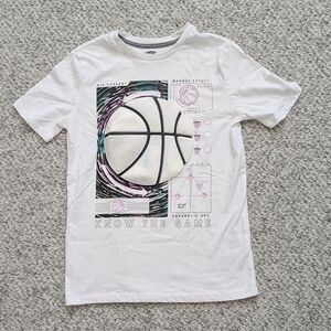 NWOT Old Navy Kids XL (14-16) Short-Sleeve 'Know The Game' Basketball T-Shirt